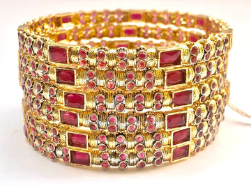 Midnight Bloom Bangles (6-Bangles)